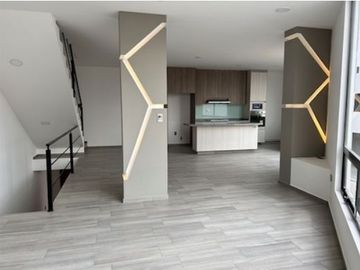 CASA TIPO LOFT DE DOS RECAMARAS CON ROOF GARDEN METEPEC DISEÑO CONTEMPORANEO