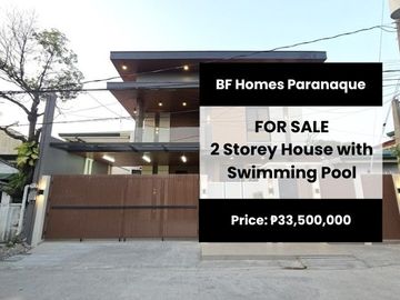 📍FOR SALE 2 Storey House with Swimming Pool in BF Homes Paranaque