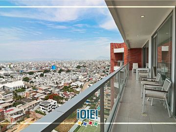 Departamento de 2 dormitorios en Venta, en Edificio Ibiza, Manta, Ecuador