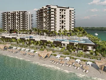 DEPARTAMENTO FRENTE A LA PLAYA PROGRESO YUCATAN CON MARINA