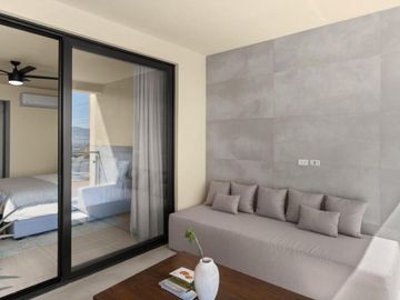Condo con vista al mar, terraza privada, en venta, El Pedregal, Cabo San Lucas