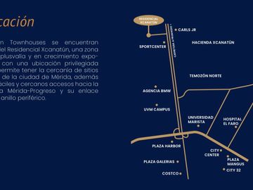 TOWN HOUSES EN VENTA EN XCANATÚN, YUCATÁN CON ACABADOS DE LUJO