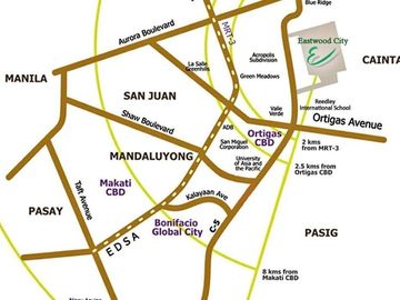 Studio Improved Furnished For Sale One Orchard Road Eastwood Ave. QC