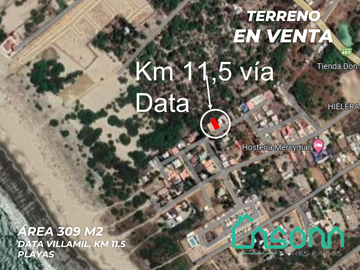 Terreno en venta en vía Data de Villamil, Playas, Ecuador