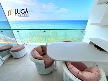 Departamento totalmente amoblado frente al mar en venta, sector playa Murciélago, edificio cuenta con generador de luz propio,  Manta, Ecuador