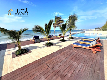Departamento totalmente amoblado frente al mar en venta, sector playa Murciélago, edificio cuenta con generador de luz propio,  Manta, Ecuador