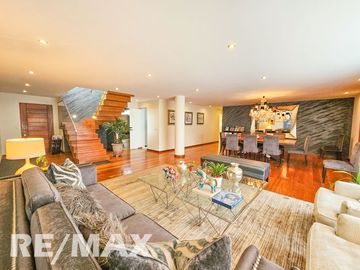 SE ALQUILA INCREIBLE DUPLEX AMOBLADO, 430 M2. ZONA RESIDENCIAL CERCA A LA UNIVERSIDAD DE LIMA
