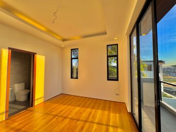 Experience luxury living in this brand new, three-story house and lot nestled within the prestigious Greenwoods Executive Village