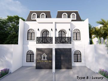 Rumah Dijual Di Cimanggis Depok Rumah Eropa +Rooftop Murah Tanpa DP 3 menit ke LRT Harjamukti Depok