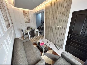 Rumah Dijual Di Cimanggis Depok Rumah Eropa +Rooftop Murah Tanpa DP 3 menit ke LRT Harjamukti Depok