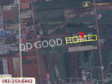 Land for development of Nikhom 23 rai 255.3 sq w. Lopburi near Wat Rat Mongkol