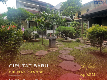 Dijual Rumah Tropis konsep Villa dan Paviliun di Ciputat, Tangsel