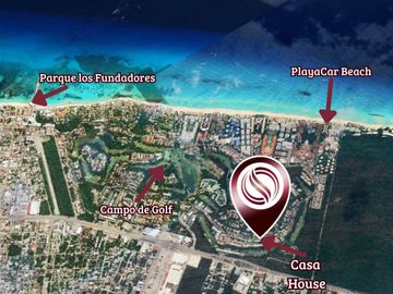 Casa con jardín y alberca privada, en venta, Playacar Fase II, Playa del Carmen.