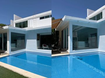 Casa con jardín y alberca privada, en venta, Playacar Fase II, Playa del Carmen.
