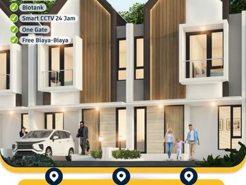 RUMAH DIJUAL MURAH PERUMAHAN MODERN 2 LANTAI JUAL DI ABADIJAYA SUKMAJAYA DEPOK
