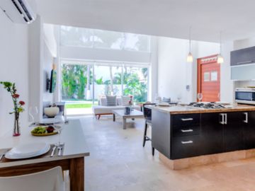 Departamento de lujo en venta al pié de playa, Flamingos - club de golf El Tigre, Nuevo Vallarta.
