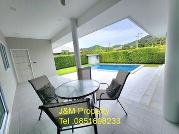 Brand new luxury modern stye house, mountain view, with private pool, Khao-Tao, Hua-Hin