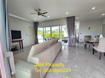 Brand new luxury modern stye house, mountain view, with private pool, Khao-Tao, Hua-Hin