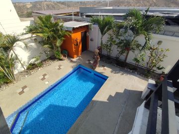 casa amoblada de alquiler en manta san mateo