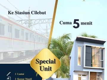 Rumah KHC Cilebut Dekat Stasiun, Baru 2/1 LANTAI, Murah Mewah Minimalis, Sukaraja Bogor, Jual Dijual