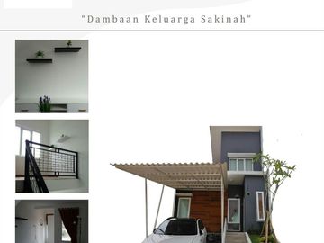 Rumah KHC Cilebut Dekat Stasiun, Baru 2/1 LANTAI, Murah Mewah Minimalis, Sukaraja Bogor, Jual Dijual