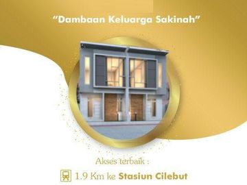 Rumah KHC Cilebut Dekat Stasiun, Baru 2/1 LANTAI, Murah Mewah Minimalis, Sukaraja Bogor, Jual Dijual