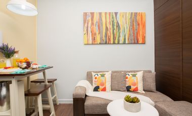 Vibrant Scandi One-bedroom by Ayala Avenue