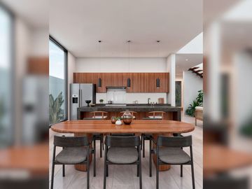 Casa con jardín y alberca privada, en venta, Mayakoba, Playa del Carmen.