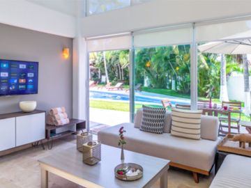 Departamento al pie de playa en venta a precio de oportunidad con entrega inmediata fracc. Flamingos Nuevo Vallarta, Nayarit