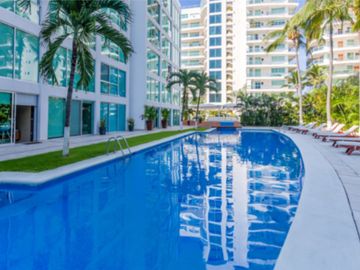 Departamento al pie de playa en venta a precio de oportunidad con entrega inmediata fracc. Flamingos Nuevo Vallarta, Nayarit