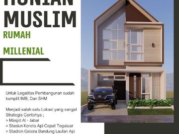 Rumah Luq Cibiru,Baru 2 LANTAI Murah Mewah Dekat Toll Cileunyi di Dkt Kota Bandung Timur Jual Dijual