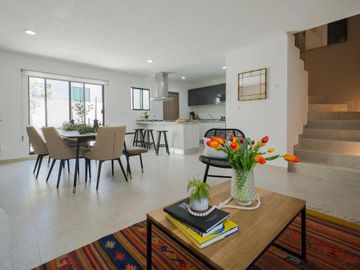 CASA EN VENTA, LA VISTA RESIDENCIAL 3 REC C/U BAÑO PRIVADO, JARDIN GRANDE, MOD. SCORDIA, QUERETARO