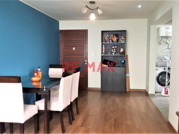 Venta Moderno Departamento 80.36M2 De 3 Habi/2 Baños Con Cochera Y Deposito