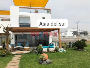Alquiler Casa De Playa En 1Ra. Fila Condominio Asia Del Sur Km 108 Playa Sarapampa