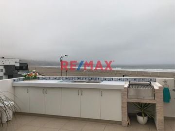 Alquiler Casa De Playa En 1Ra. Fila Condominio Asia Del Sur Km 108 Playa Sarapampa