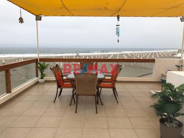 Alquiler Casa De Playa En 1Ra. Fila Condominio Asia Del Sur Km 108 Playa Sarapampa