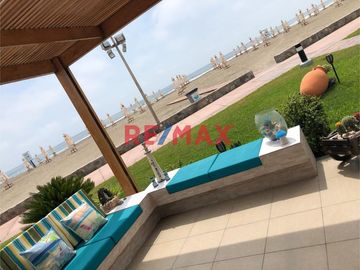Alquiler Casa De Playa En 1Ra. Fila Condominio Asia Del Sur Km 108 Playa Sarapampa