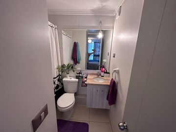 Vendo departamento Amoblado en Sector San Roque, 1 dormitorio 1 baño, UF 1750.