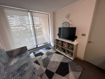 Vendo departamento Amoblado en Sector San Roque, 1 dormitorio 1 baño, UF 1750.