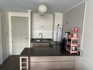 Vendo departamento Amoblado en Sector San Roque, 1 dormitorio 1 baño, UF 1750.