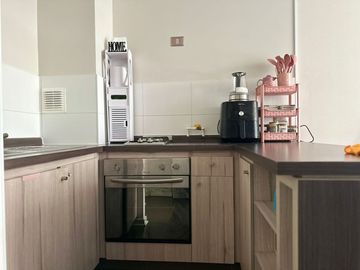 Vendo departamento Amoblado en Sector San Roque, 1 dormitorio 1 baño, UF 1750.