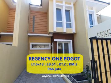 Rumah Dekat MERR Pasar Atom Tambaksari di Regency One Pogot PPN Ditanggung Pemerintah