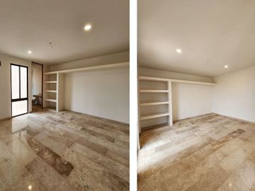 Casa con rooftop, alberca, a pasos del mar, en venta San Benito pre-construccion