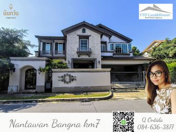 Luxury house For Sale at Nantawan Bangna km7 M-Size 40.9 M.THB