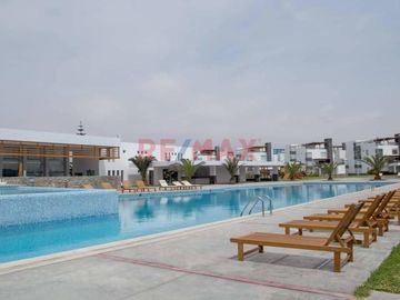 Vendo Departamento De Playa Con Piscina En Condominio Asia Azul