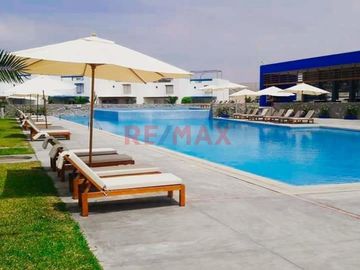 Vendo Departamento De Playa Con Piscina En Condominio Asia Azul