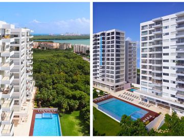 Departamento con terraza, amenidades premium, en venta, Zona Las Américas, Cancún