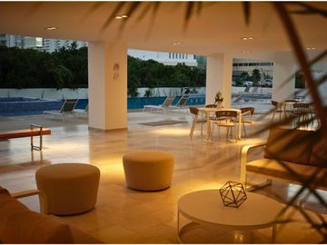 Departamento con terraza, amenidades premium, en venta, Zona Las Américas, Cancún