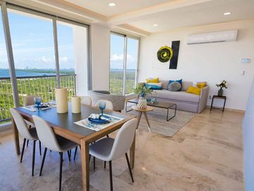 Departamento con terraza, amenidades premium, en venta, Zona Las Américas, Cancún