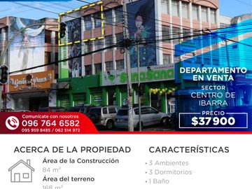 VENDO DEPARTAMENTO EXELENTE UBICACION